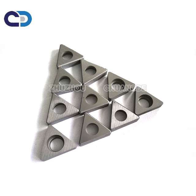 Tungsten Carbide Shims Maualuga Maualuga Fa'afefeteina mo le CNC Tipi Fa'aofi Fa'amau Mea Mea faigaluega TNMG 160408