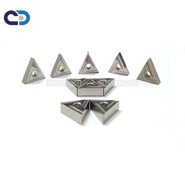 Gecementeerde Carbide CNC-draaiwisselplaten TNMG160402L Tungsten Carbide Cuttiing Tools