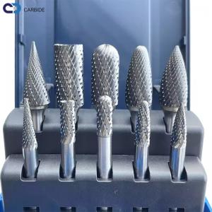 Carbide Cutting Rotary Burr Cutter Bits Rotary File Burring Tools Tungsten Carbide Burr Set