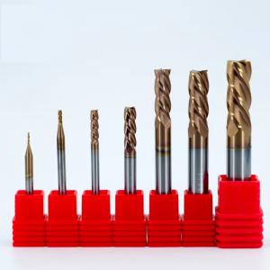 Manufacturers wholesale HRC55 2 flute 4flute solid carbide flat end mill cutter