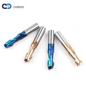 Manufacturers wholesale HRC55 HRC65 2 flute 4flute solid carbide flat end mill tools milling cutter 