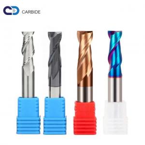 Manufacturers wholesale HRC45 HRC55 HRC65 2/4 flute solid carbide flat end mill square milling cutter 