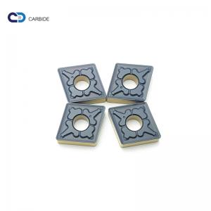 Ọnụ ahịa n'ogbe CNMG120408-TM nwere mkpuchi okpukpu abụọ Square Carbide na-atụgharị ntinye CNMG CNC maka ígwè.  