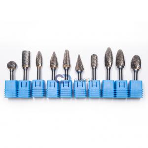 Hot koop 6mm 1/4 inch Schacht Double Cut Carbide Stiftslijper Bits Wolfraamcarbide Roterende Braam