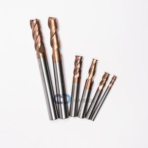 HRC55 2 flute 4flute 4mm 6mm 8mm 10mm solid carbide flat end mill  cutter 