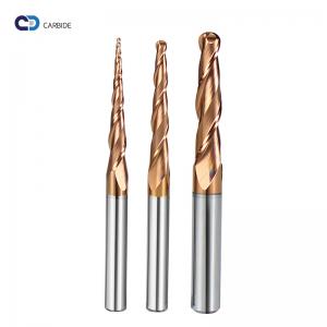 Taper Ball Nose End Mills CNC Taper Ball Milling Cutter 