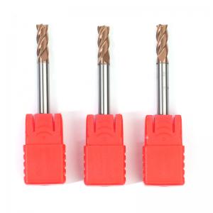 D4X50 HRC55 4 Flute Flat Solid Carbide End Mills