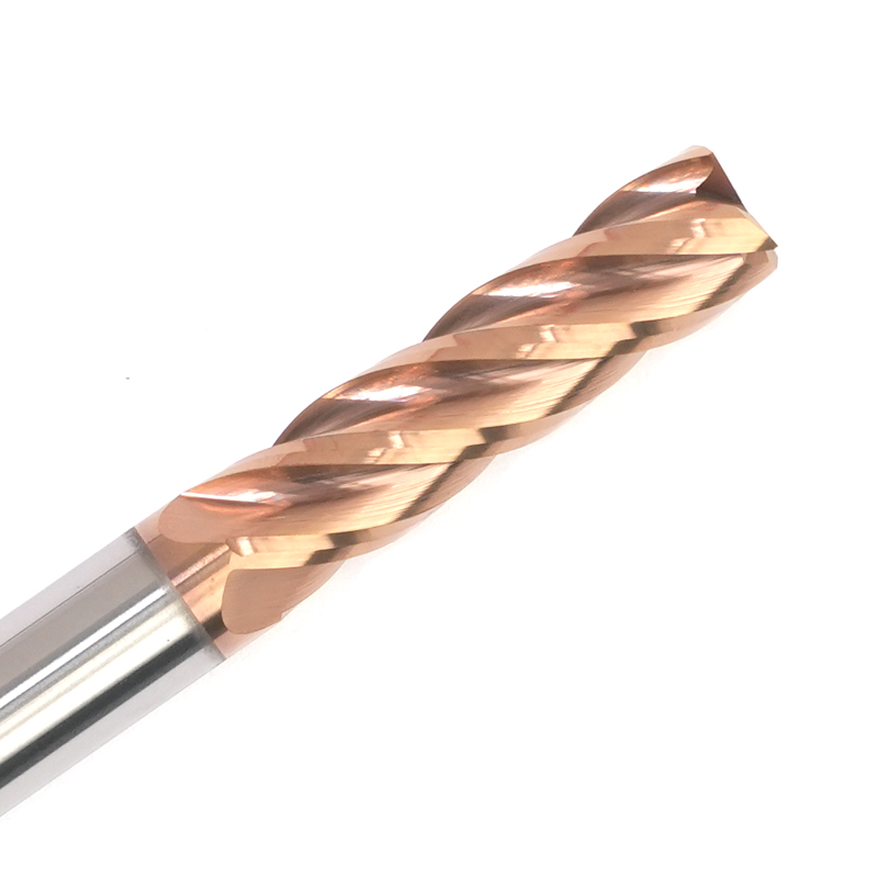 D8x75 HRC55 4 flute square end mill
