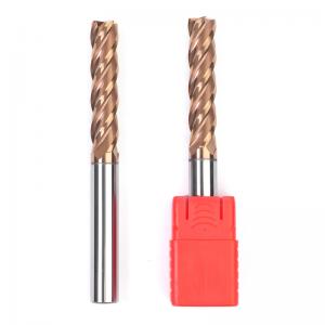 Dia 10mm HRC55 4 Flute Flat Carbide Milling Tools