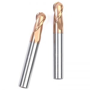 D10x75mm HRC55 2 flute fresas CNC BallNose End Mill