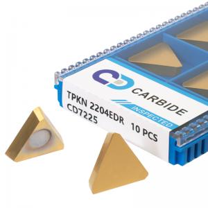 TPKN2204EDR-CD7225 triangle face milling inserts