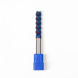 10mm 4 Flute HRC65 HRC70 Solid Carbide End Mill | 40mm Long Flute 100mm Extended Flat Square Milling Cutter for Hardened Steel