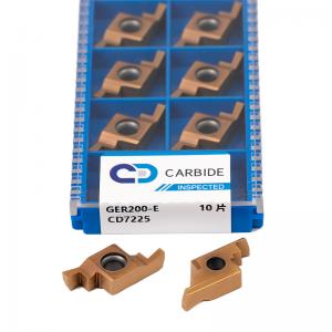 GER200-E-CD7225 Grooving Insert Tungsten Carbide Insert for Stainless Steel