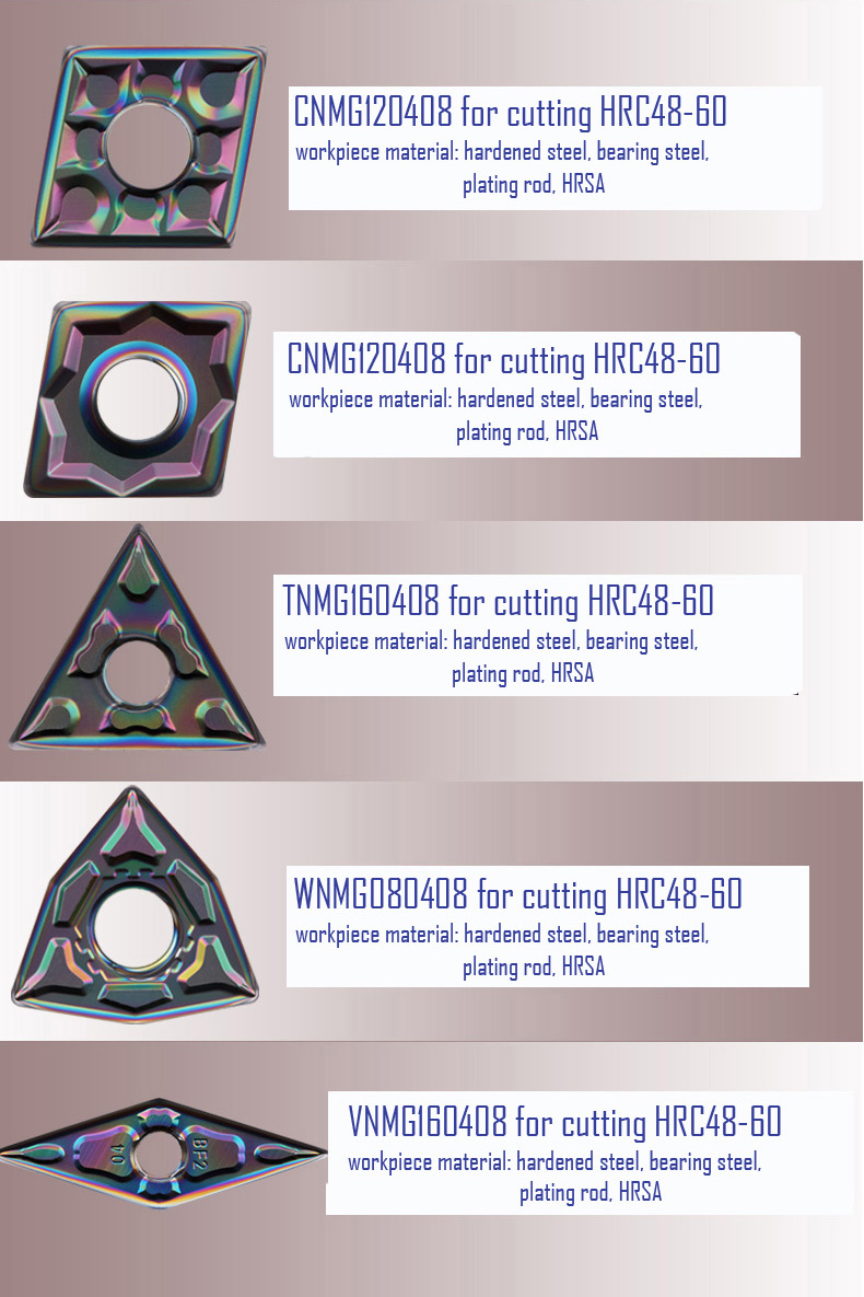 ceramic cermet carbide turning inserts lathe For Bearing Steel