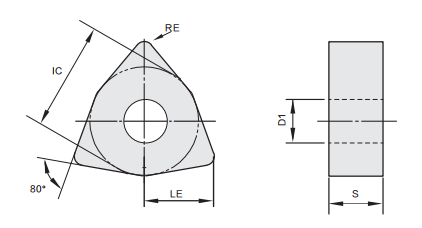 Cutting tools Tungsten carbide inserts WNMG080404-OPM CNC  Cutter for cast iron processing