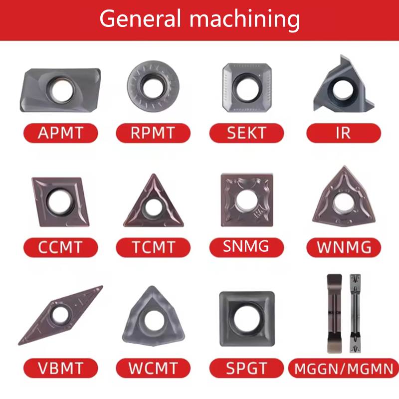 Manufacturers wholesale carbide turning/milling/grooving/threading/aluminum inserts  