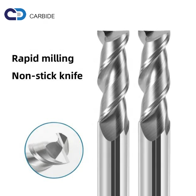 HRC45 HRC55 2/3/4 flute D1-20mm solid carbide flat end mill cnc aluminum milling cutters