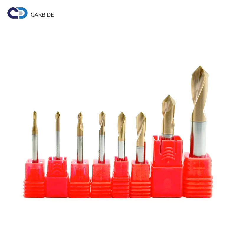Wholesale 60 Degree 90 Degree 120 degree Solid Carbide Chamfer Milling Cutter Spotting Drill Bits 