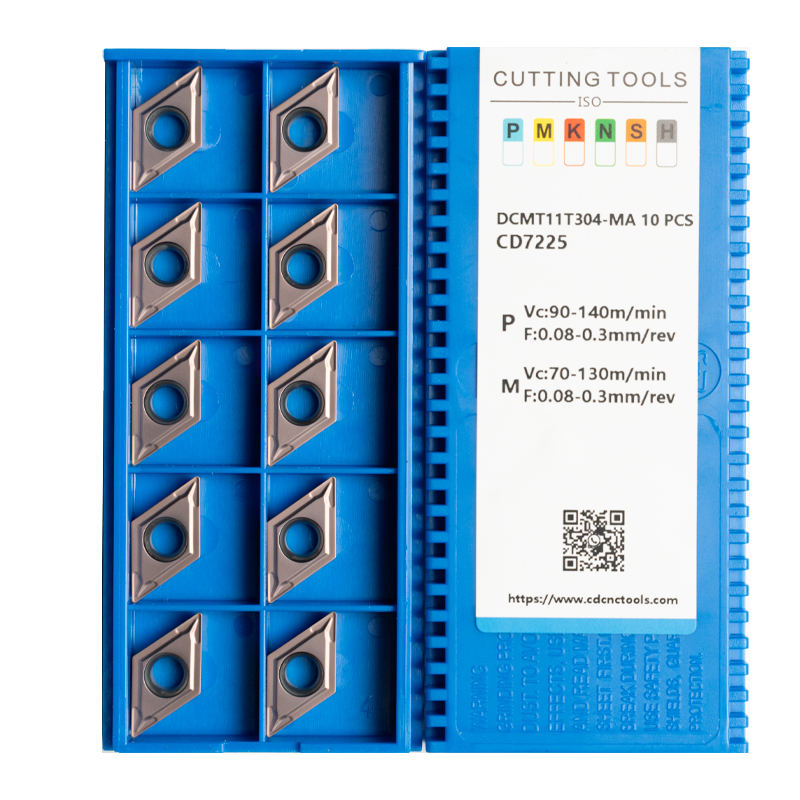 DCMT11T304-MA DCMT11T308-MA CD7225 Cemented carbide inserts