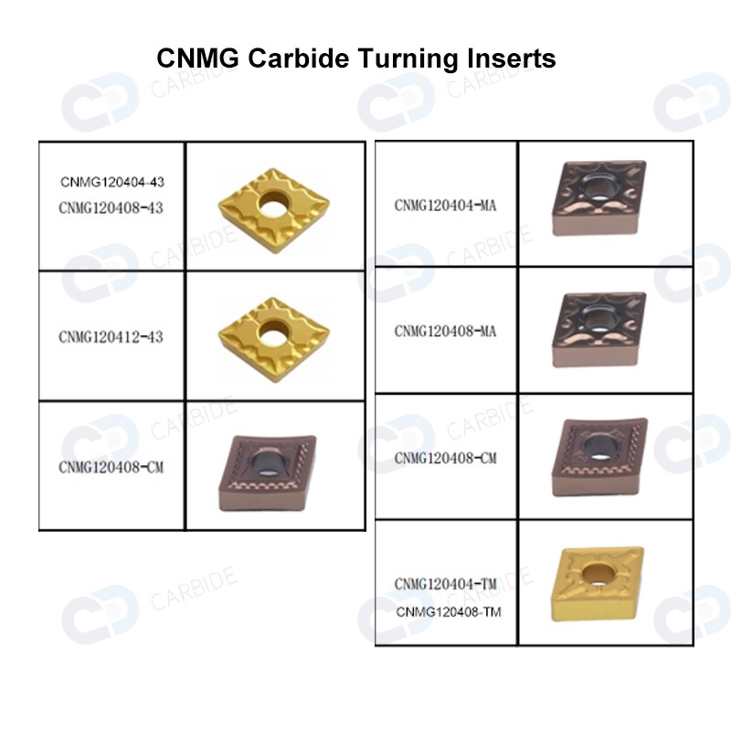 CNMG120404-MA CNMG120408-MA  CNC turning inserts manufacturer