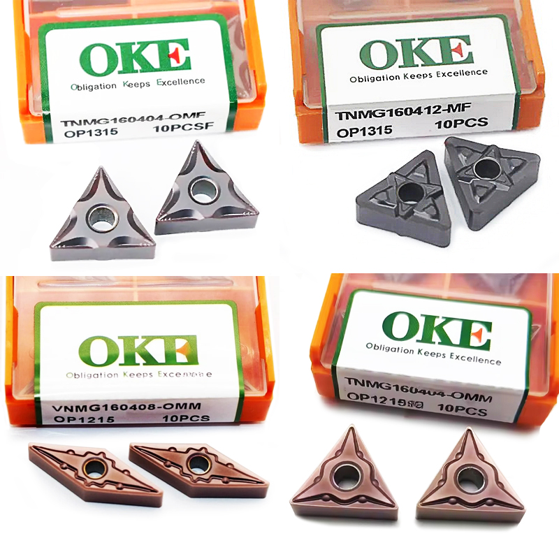 OKE Carbide Inserts TNMG160404-OMF TNMGT60412-MF VNMG160408-OMM  TNMG160404-OMM OKE Carbide Turning inserts