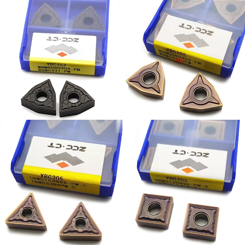 ZCC Carbide Inserts YBC251 SNMG150612-PM WNMG080408-DM DNMG150408-PM  Turning Inserts