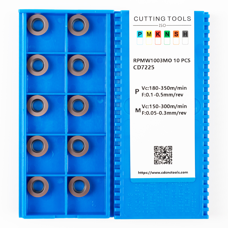 RDMW R5 Round inserts RPMW1003MO cnc carbide milling inserts