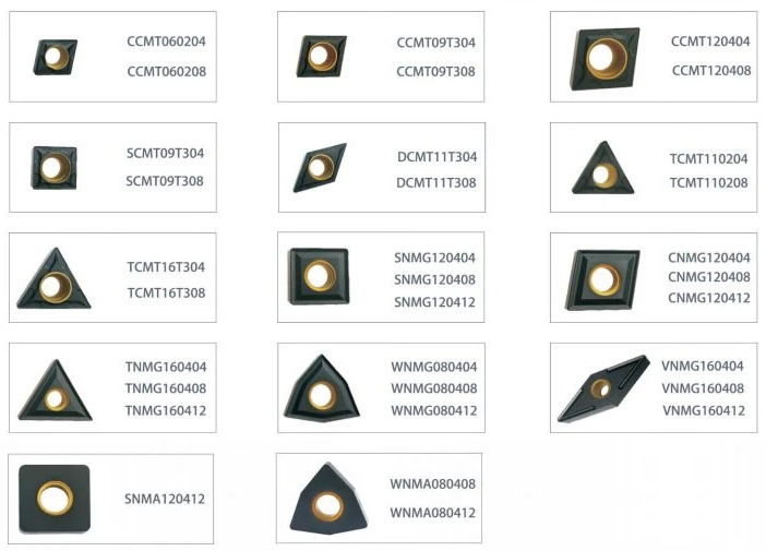 Wholesale Price VBMT160404-MA VBMT160408-MAwith Double Coating ISO Carbide Turning Inserts VBMT CNC inserts for Steel machining 